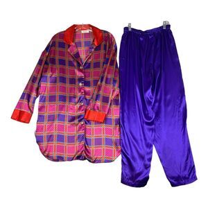 Victoria Secret Gold Label Pajamas Womens M/L Top Small Pants Loungewear Vintage